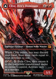 Clive, Ifrit's Dominant // Ifrit, Warden of Inferno Final Fantasy Alternate Art